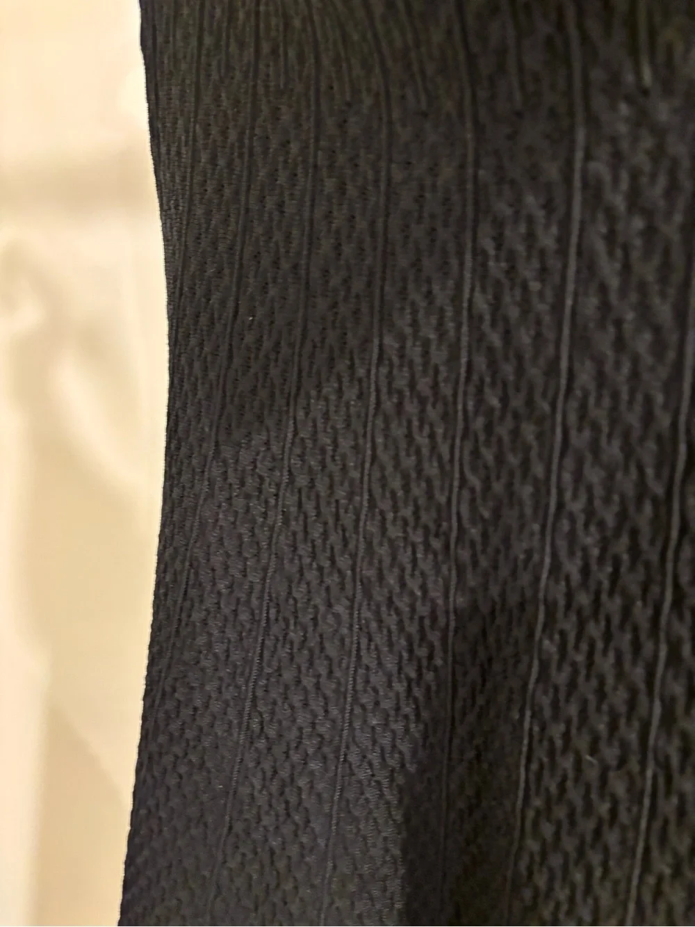 CAbi Black Textured Pencil Skirt